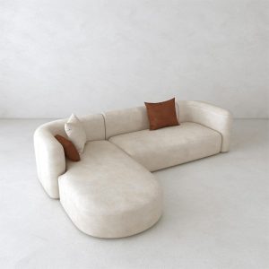 Round arm couch
